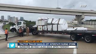 Tropical Storm Emily weather leads to traffic mess