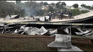 SOUTH AFRICA - Durban - COGTA fire (Videos) (W4Q)