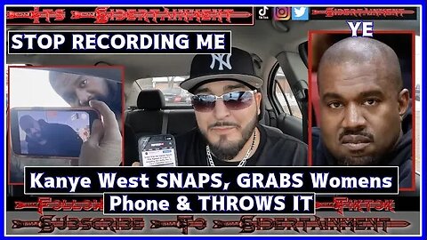 Kanye West SNAPS - Grabs Womens Phone & TOSSES IT AWAY, Says “STOP RECORDING ME”