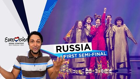 Manizha - Russian Woman - LIVE - Russia 🇷🇺 - First Semi-Final - Eurovision 2021 REACTION