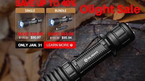 Olight Flash Sale up to 40% Off Warrior X Pro January 31st