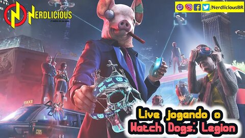 Live jogando o início de WATCH DOGS: LEGION