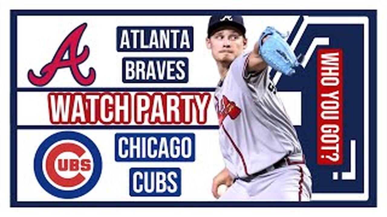 Atlanta Braves vs Chicago Cubs GAME 1 Live Stream Watch Party Join The