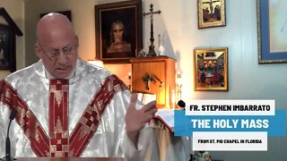 The Catholic Mass with Fr. Stephen Imbarrato - Mon, Aug. 1, 2022