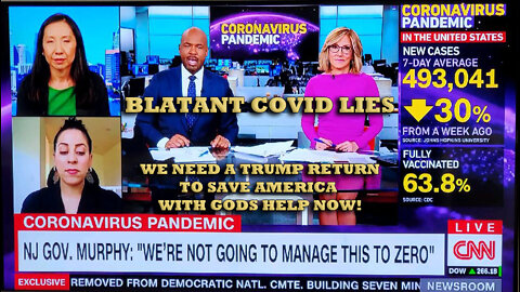 CNNs BLATANT COVID LIES - WE NEED A TRUMP RETURN TO SAVE AMERICA WITH GODS HELP NOW!