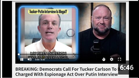 BREAKING: Democrats Call For Tucker Carlson To Be Charged With Espionage Act Over Putin Interview