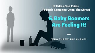 It Takes One Crisis To Push Someone Onto The Street & Baby Boomers Are Feeling It! #fy #podcast #fyp