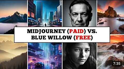 Midjourney V5 (Paid) vs. Blue Willow (Free)