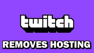 Twitch has Removed Channel Hosting