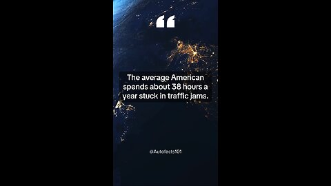 How much time spend an average american in traffic