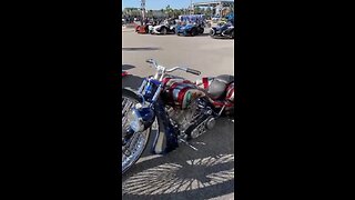 Custom Harley Davidson 9/11 Tribute