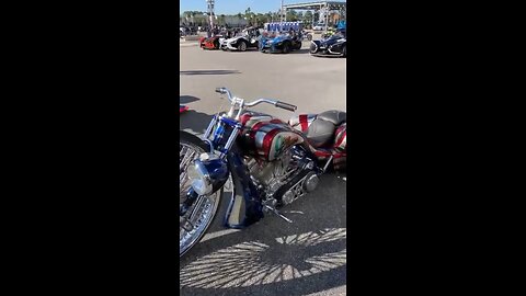 Custom Harley Davidson 9/11 Tribute