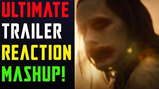 ZACK SNYDER'S JUSTICE LEAGUE LIVE TRAILER REACTION MASHUP - ULTIMATE CUT!