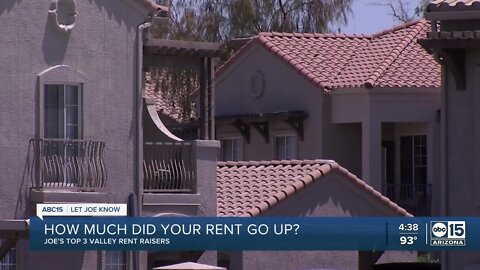 How much did your rent go up? See Let Joe Know's top three Valley rent raisers