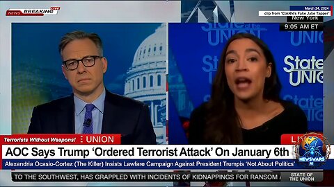 AOC Says Trump ‘Ordered Terrorist Attack’ On January 6th (Terrorists Without Weapons!)