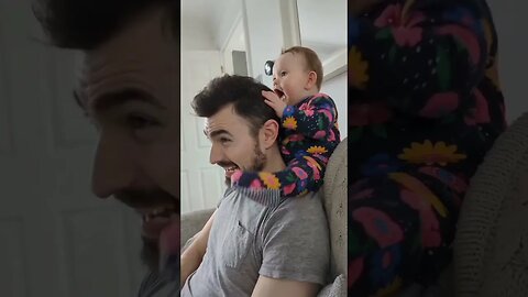 Cute Baby and Daddy Funny Moments 🥰 #shorts #cute #baby #dad #cutebaby #cutebabies #babies