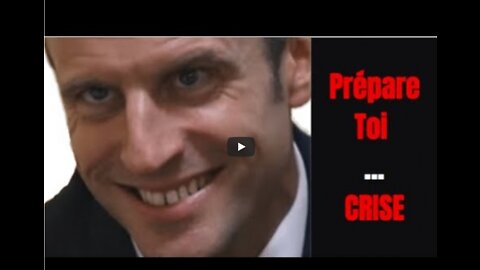 Effondrement Prépare Toi ! Macron te le dit ! Crise Chomage Attentat Black out investir