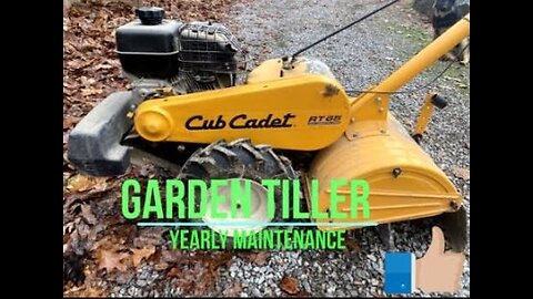 Yealy Maintenace of Garden Rototiller Tiller | Step by Step #garden #cubcadet