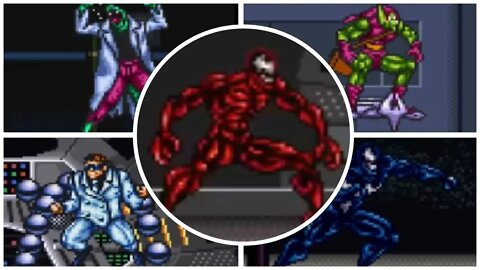 The Amazing Spider-Man: Lethal Foes - All Bosses & Ending (SNES)