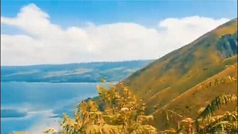 the beauty of the view of Lake Toba, Indonesia