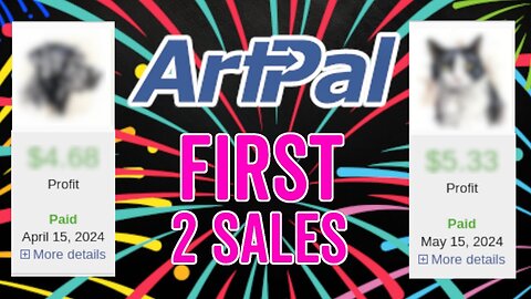 I Made my First 2 Sales on ArtPal