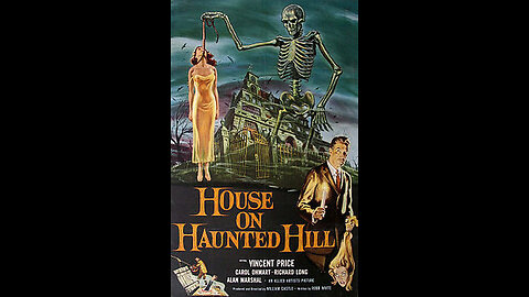 House on Haunted Hill , Horror, With Vincent Price. Full Movie