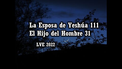 La Esposa de Yeshúa 111 - El Hijo del hombre 31