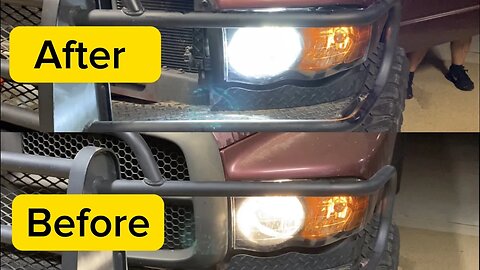 ✅ Easy DIY Install! Upgrade Headlights SEALIGHT X5 9007 HB5 LED Bulbs Dodge Ram Pickup