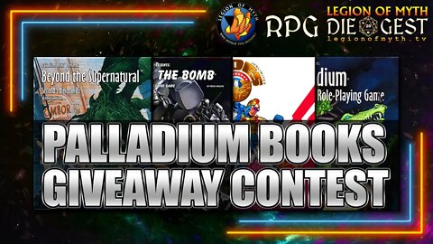 PALLADIUM BOOKS GIVEAWAY CONTEST! - [Two contests, actually.]