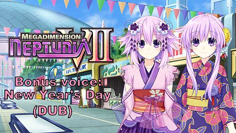 [Eng dub] Megadimension Neptunia VII - Bonus Voice: New Year's Day (Visualized)