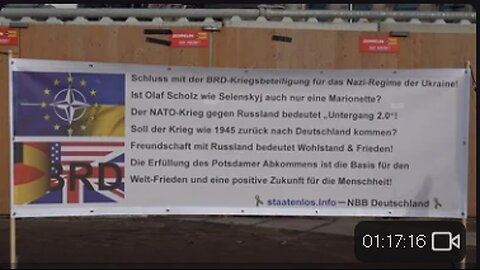 Kundgebung gegen den NATO-Krieg gegen Russland! Berlin 24. Februar 2024 - Teil 1