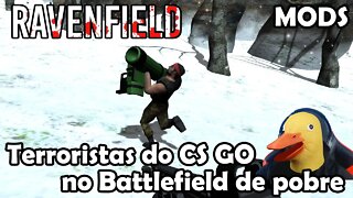 Terroristas do CS GO no Ravenfield (Mods) - Gameplay PT BR