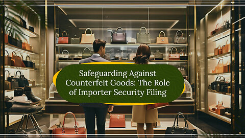 Enhancing Supply Chain Integrity: How Importer Security Filing Combats Counterfeit Goods