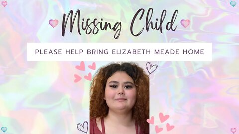 MISSING CHILD | Elizabeth Meade | Galveston TX Area | #NCMEC