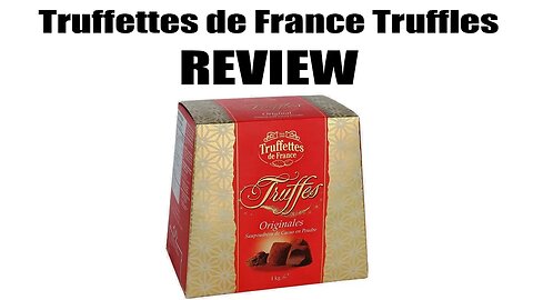 Truffettes de France cocoa dusted truffles review