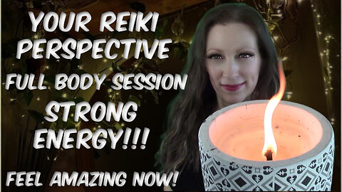 ASMR Reiki Full body Healing ✨Crystals & Wands💎 Soft Encouraging Talk 🕯 Crackle Candle