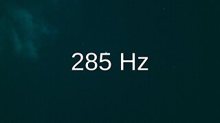 285Hz | Solfeggio Frequency | healing and regeneration | 3h | Space Ambient | Black Screen