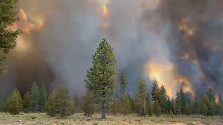 A new fire has started outside La Pine, Oregon now known as the Darlene 3 Fire 🔥