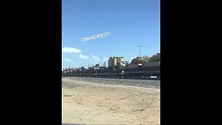 More heavy military equipment being moved in California Part 2