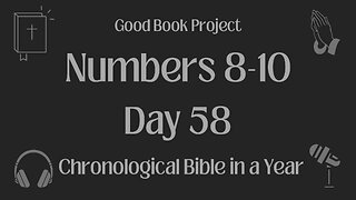 Chronological Bible in a Year 2023 - February 27, Day 58 - Numbers 8-10