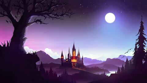 Relaxing Spooky Vampire Music - Dracula's Castle ★681 | Dark, Harpsichord