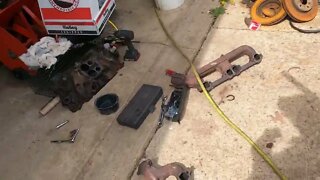 1985 Chevy pickup engine reassembly