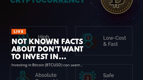 Not known Facts About Don't want to invest in volatile Bitcoin? Invest in these stocks
