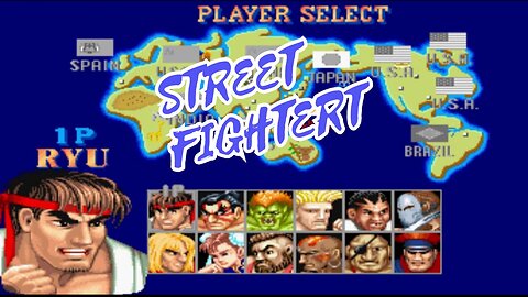 Street Fighter II Champion Edition (Hack) arcade play, 90s game