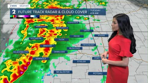 Showers and Storms Increase Overnight