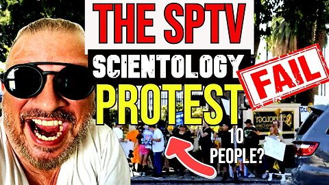 SPTV Protest at Scientology Celebrity Center: Low Turnout and Disorganization