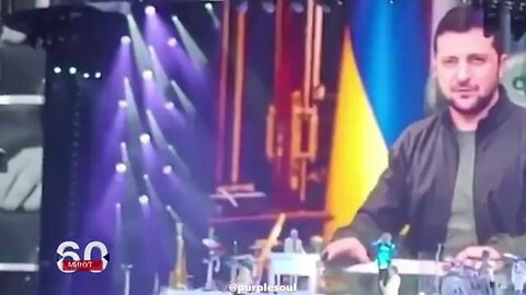 Rod Stewart was booed for showing a portrait of Zelensky at a concert in Germany!