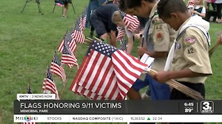 Flags honor 9/11 victims at Memorial Park