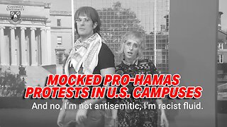 ISRAELI SKETCH COMEDY ROASTS PRO-HAMAS PROTESTS IN U.S. CAMPUSES