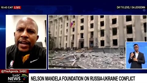 Russia Ukraine Nelson Mandela Foundation , a heartwarming d stand taken
